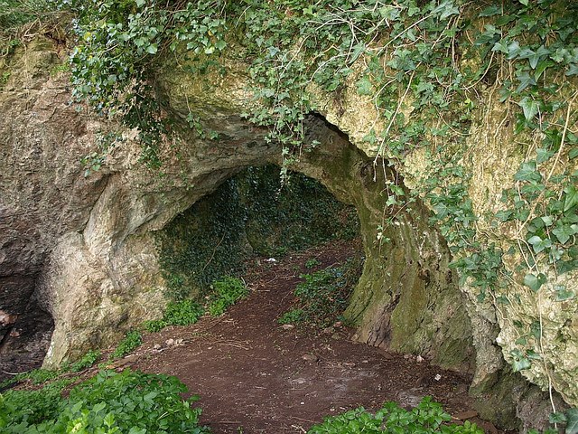 Natural arch, Stantaway Hill