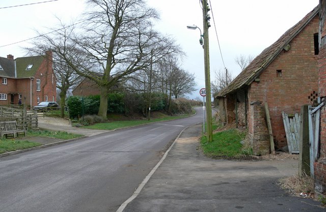 Gilmorton Road in Ashby Magna