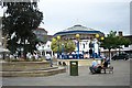 A band playing in the bandstand in Horsham