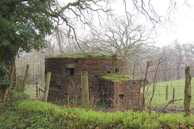 Pillbox overlooking the river Usk near... © Roger Davies cc-by-sa/2.0 ...