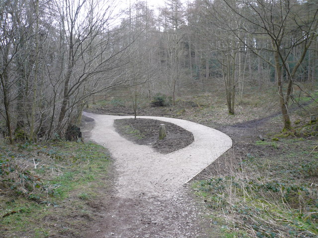 Linacre Woods - Recent change to Footpath