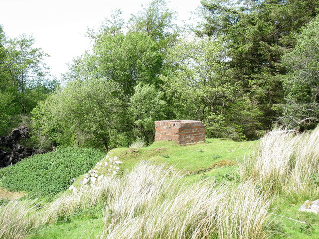 A former air raid shelter at the corner of the woodland