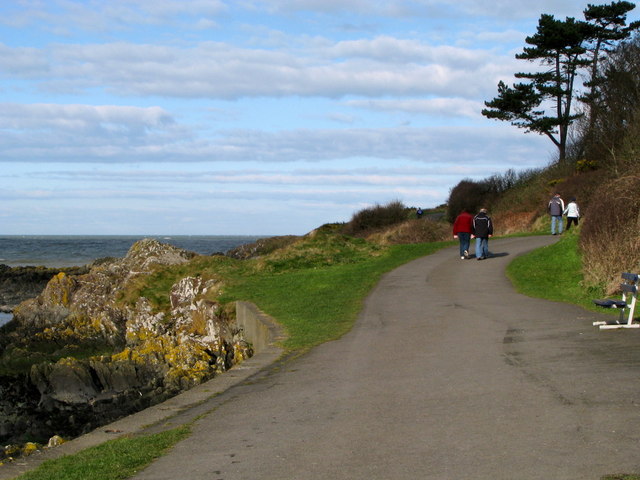 North Down Coastal Path near Smelt Mill Bay