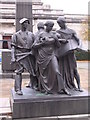 Statue outside Lady Lever Art Gallery Port Sunlight