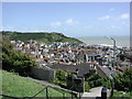 TQ8209 : Hastings Old Town from West Hill by Geoff Harris