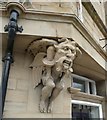 Grotesque figure, Market Place, Dewsbury