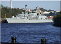 HMS Sutherland on the Tyne