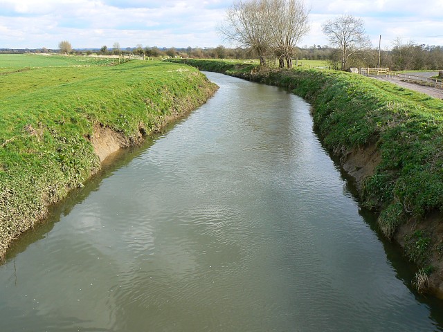 River Brue at Butt Moor Bridge, near... © Brian Robert Marshall ...