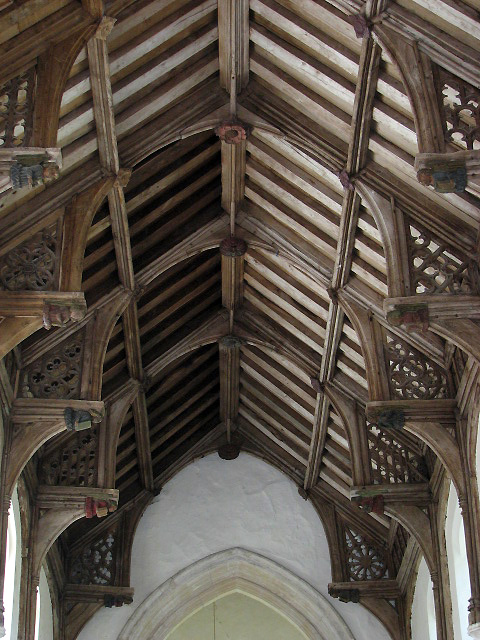 St Botolph's church - C15 angel roof
