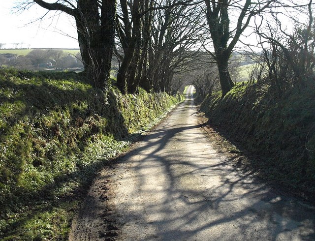 Lane at Trevivian © Derek Harper cc-by-sa/2.0 :: Geograph Britain and ...