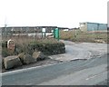 Milestone at the quarry entrance, Saddleworth Road, Barkisland