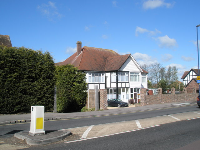 Bed and breakfast on the corner of London Road and Hillside Avenue, Widley