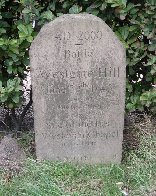 Commemorative Stone - Westgate Hill Street