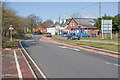 Looking along Salisbury Road (A36) from Canada Corner