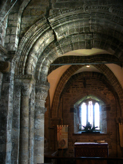 St Nicholas, Studland, cracked chancel arch
