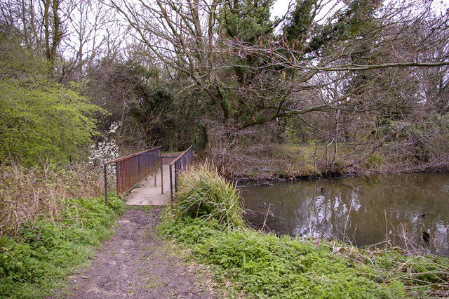 Bridge over Gully from Boxer's Lake, Enfield