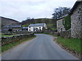 Trough Road as it passes Sykes Cottage