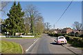 Looking along Slab Lane, West Wellow