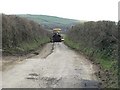 Roadworks near Trewalder