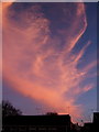 Spectacular evening sky, Claydon, looking SSE