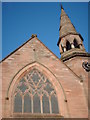 Ibrox Church window and Spire