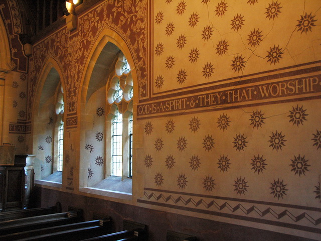 Interior of St Peter's Church, Hornblotton