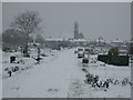 Chesterton Allotments under snow