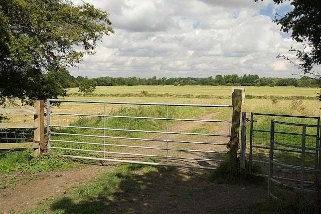 Track leading to the Ouse Valley plain