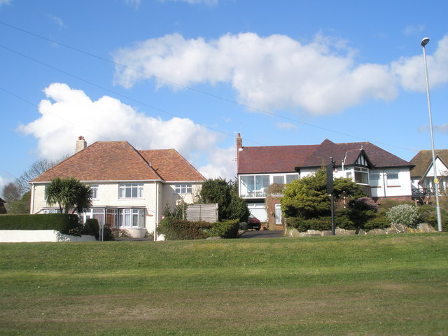 Houses overlooking Portsdown Hill