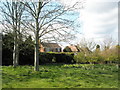 Houses in Hilltop Crescent that back onto Portsmouth Golf Club