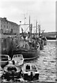 Lossiemouth harbour with the last of the few