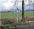 SP6392 : Sign at Fleckney Road/Arnesby Road junction by Mat Fascione