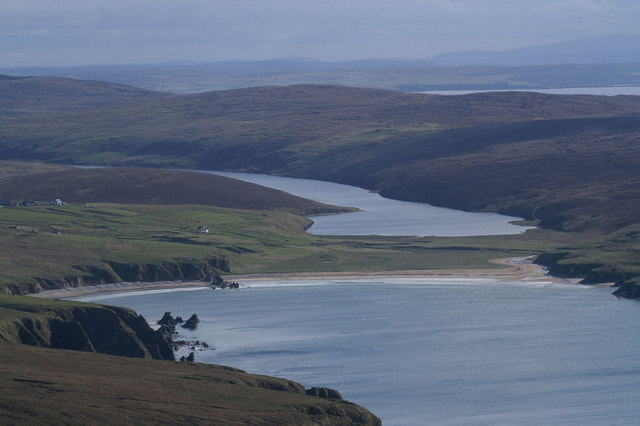 The head of Burra Firth © Mike Pennington :: Geograph Britain and Ireland