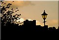 Silhouette of Dover Castle