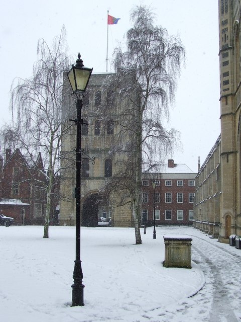 Norman Tower in the snow