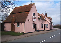 TL9228 : Three Horseshoes pub, Fordham by Andrew Hill