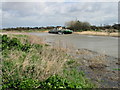 High tide on the River Stour, near Gazen Salts, Sandwich