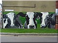 Cow mural, Great Knollys Street, Reading