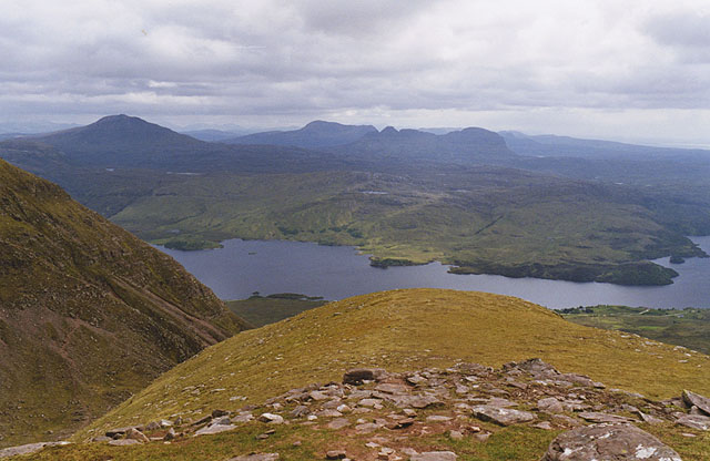 View south southwest from Quinag