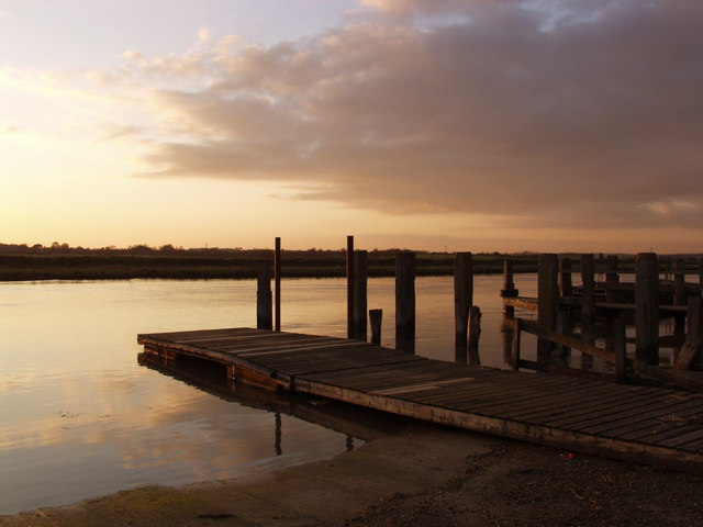 View from Southwold harbour towards Walberswick