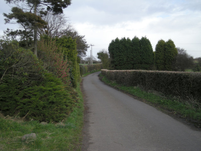 Spout Lane beside Severnvale