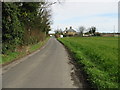 Looking NNE along Alland Grange Lane