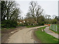 The road from Quex Park house