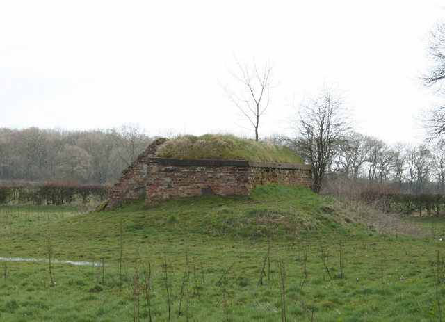 Remains of Decoy Airfield (Q-Site) control bunker