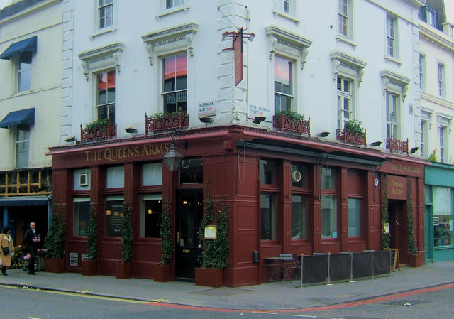 The Queens Arms, junction of Warwick Way... © Kevin Gordon cc-by-sa/2.0 ...