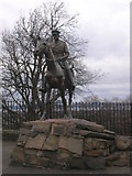 NT2573 : Earl Haig Statue, Edinburgh Castle by Robin Sones