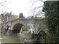 The old bridge, Aylesford, viewed from the footpath