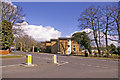 Looking up Avenue Road from junction with the Fairway, London N14