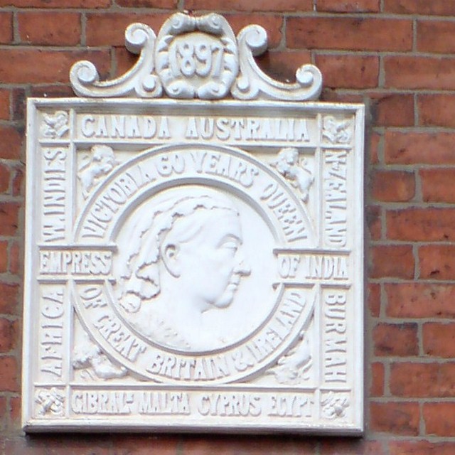Plaque on the front of Bray and Bray Solicitors