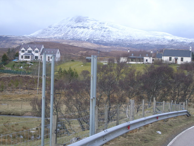 Looking north west from the A835